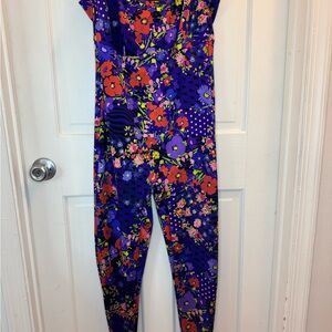 Yitty Headliner Floral Shaping Catsuit Jumpsuit